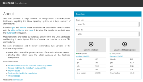 Free and ready-to-use cross-compilation toolchains - Bootlin's blog