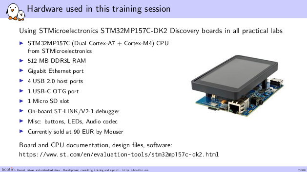 Embedded Linux system development