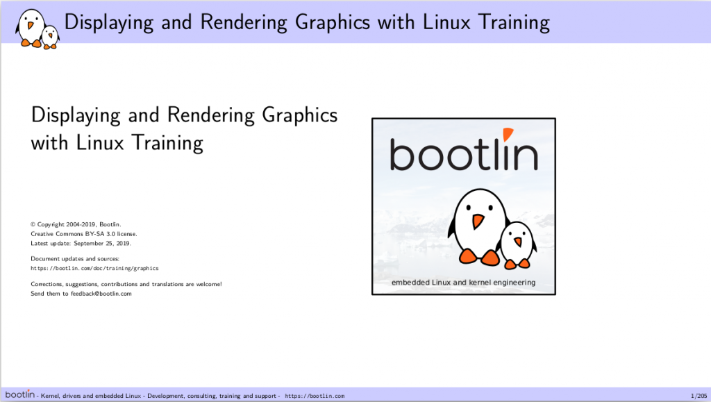 Graphics training