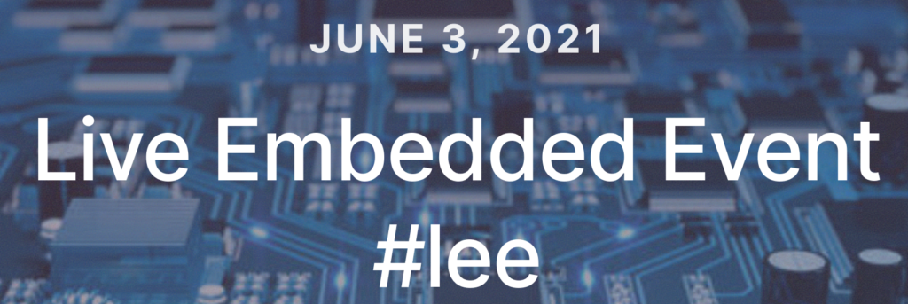 Live Embedded Event #2