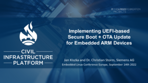 Implementing UEFI-based Secure Boot + OTA Update for Embedded ARM Devices