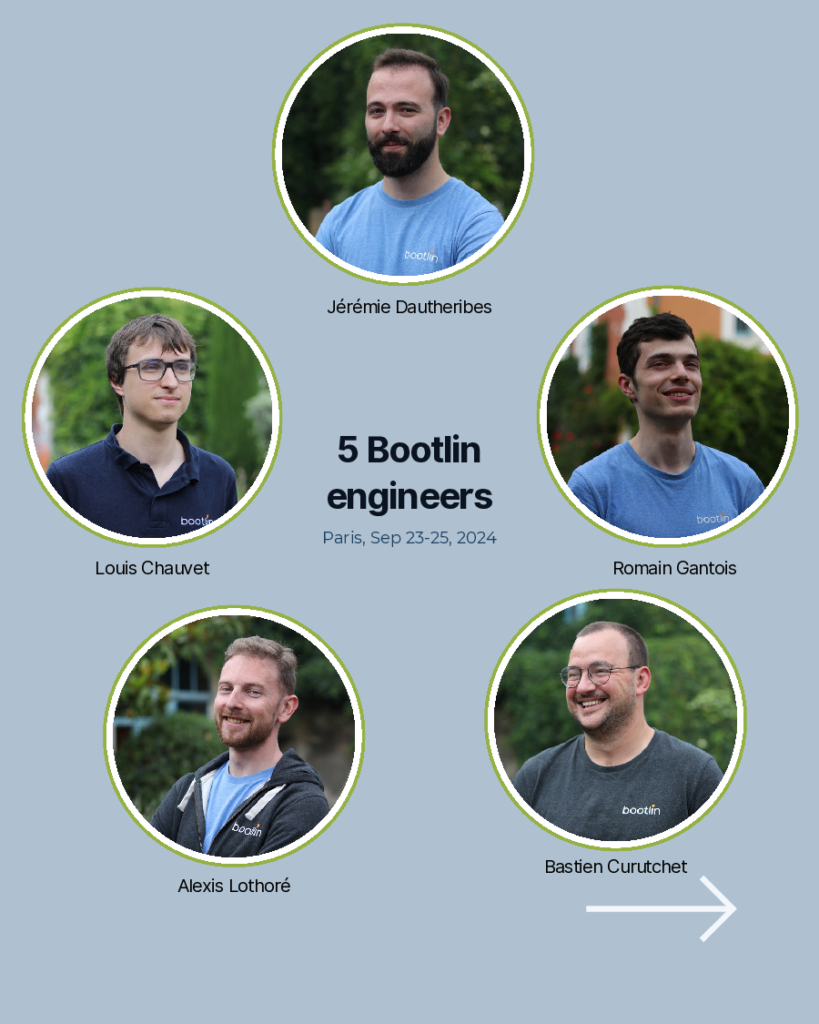 Bootlin engineers at Kernel Recipes